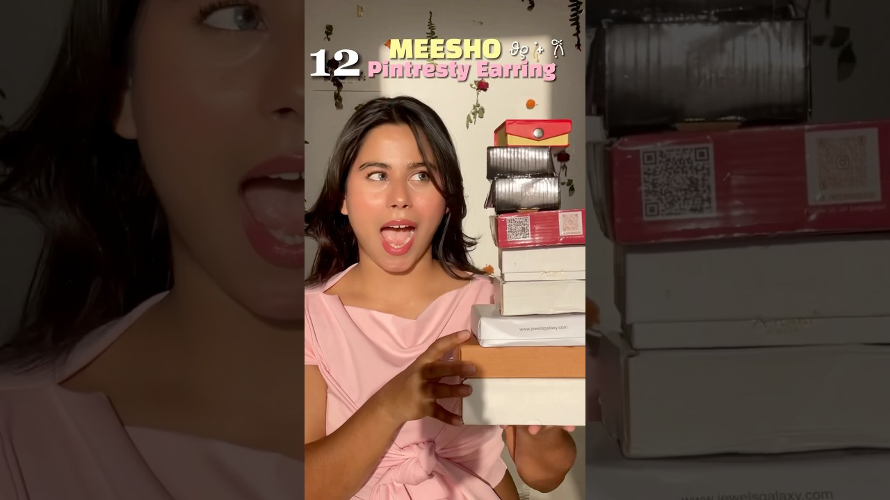 12 Meesho Pinteresty Earrings Haul Starting ₹99 😱 