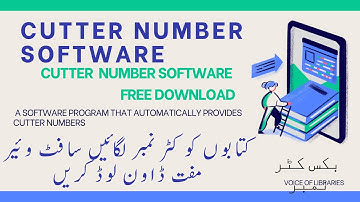 Cutter Number Software Free Download for Libraries