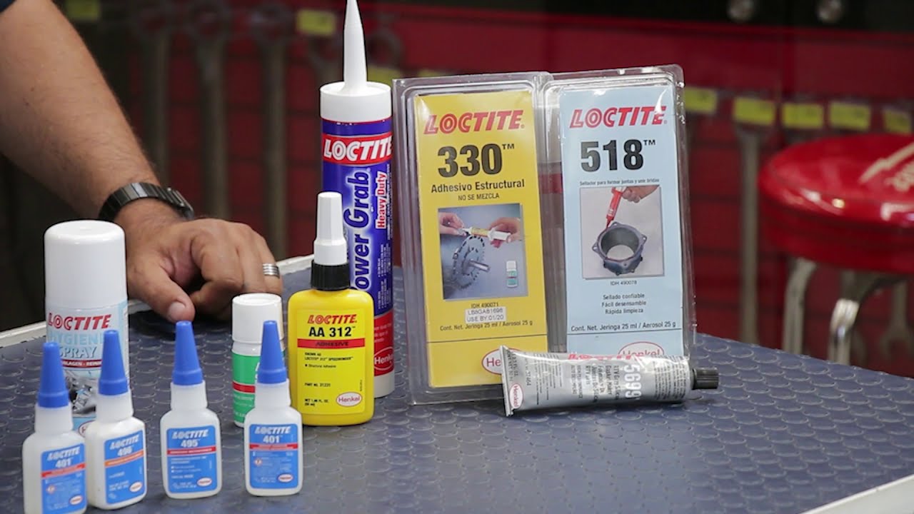 Qué Adhesivo Usar Con Cada Material? - Loctite nos muestra su gama de  productos.. 