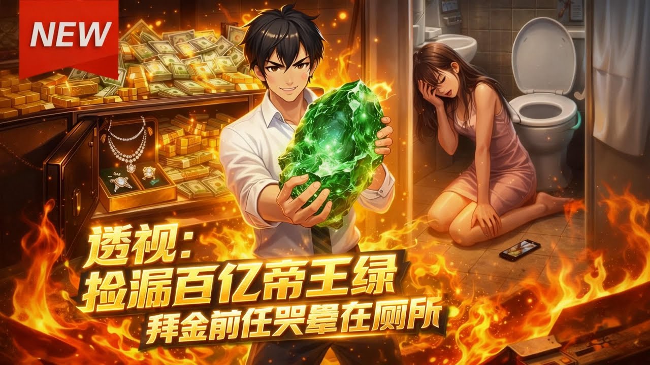 MULTISUB📢新番上线《透视：捡漏百亿帝王绿，拜金前任哭晕在厕所》第1~100集丨嫌我穷酸悔婚？我觉醒透视神眼，在废石堆里一刀切出千亿帝王绿！银行卡到账那一刻，全家人跪求原谅... 