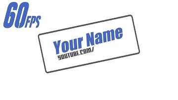 2D Intro Template 04 (Free) [After Effects] 60fps