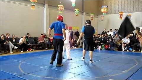Allan Haddad vs Eric Wai - Moving Step Push Hands