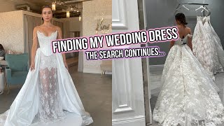 Trying on more wedding dresses! Thought I found the one!