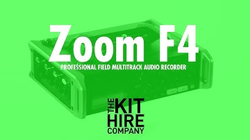 Zoom F4 Professional field multitrack audio recorder