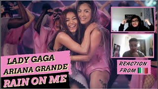 Lady Gaga, Ariana Grande - Rain On Me (Official Music Video) | ITALIAN REACTION | [SUB ENG]