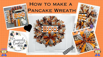 How to make a pancake wreath for Halloween (KIT instructions)