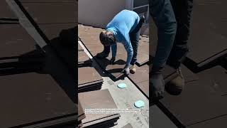 Modern Flat Roof Tile System! #roofing #construction #modernhome