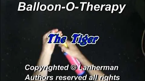 Tiger Balloon Animals How to