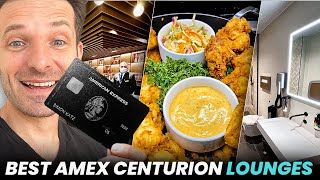 The Best American Express Centurion Lounges  Amex Centurion 'Black Card' Member