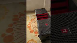 LA215 dual 15 inch total 16 pcs line array and power amp race setting🔥 #tisound