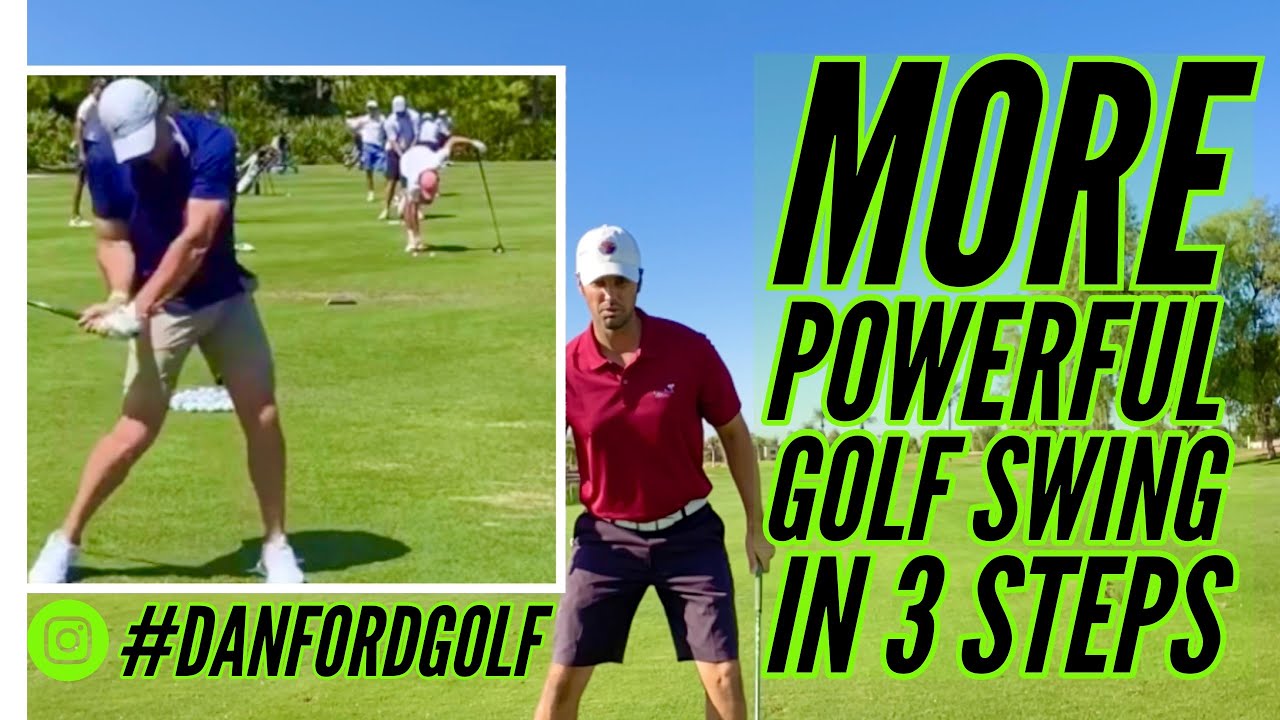 A MORE POWERFUL GOLF SWING IN 3 STEPS || GOLF LESSON - YouTube