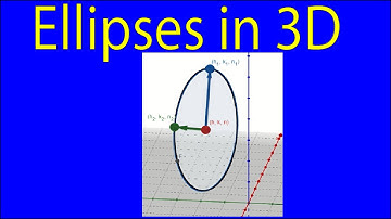 Parametrization of Ellipse in 3 dimensions [Geometry]