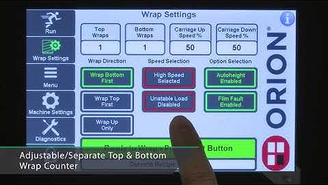 Orion Sentry LP  Semi Automatic Wrapping Machine