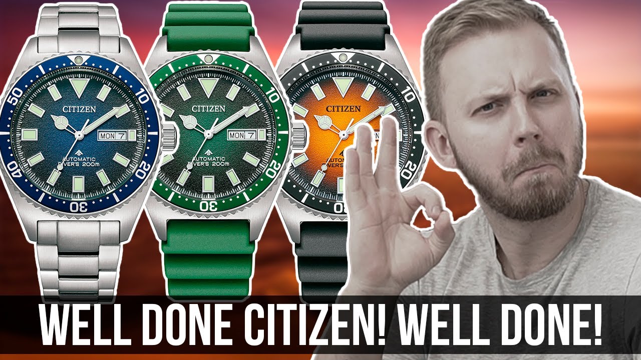 WOW Citizens's New Divers Are A BARGAIN! Seiko Speedtimer Releases and G-Shock Polychromatic