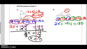Triangle Angle Sum Part 2