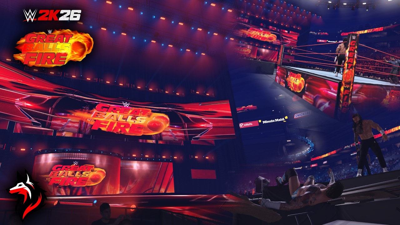WWE 2K26: Great Balls Of Fire Arena Mod