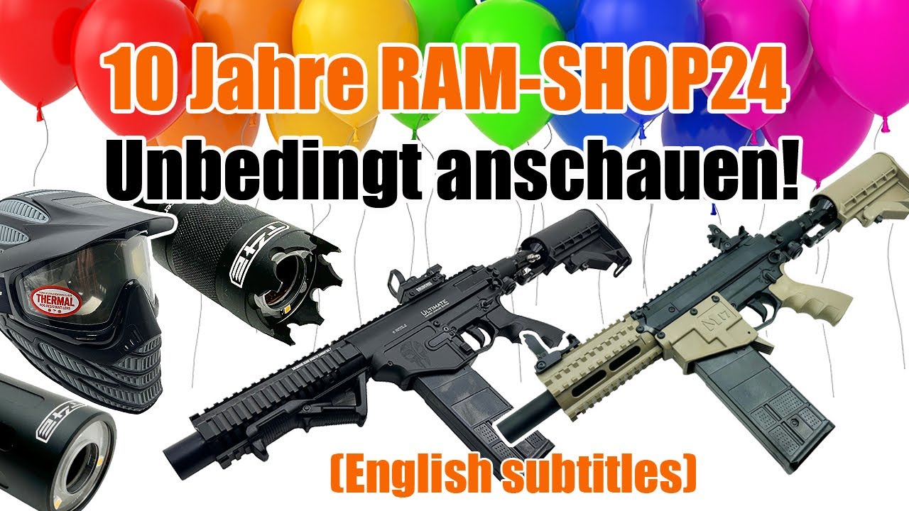 10 Jahre RAM-SHOP24 mit mega jubiläums Angeboten (with english subtitles)