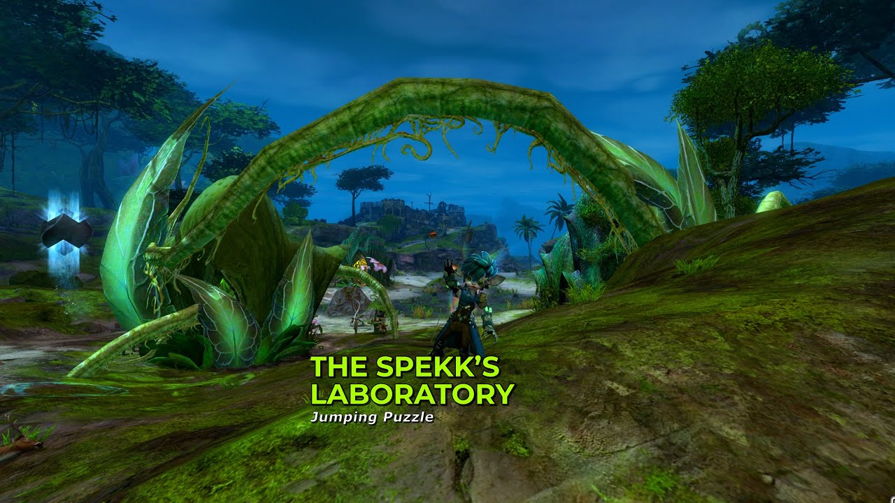 The spekk's laboratory jumping puzzle