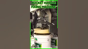 Bucket Handle Fixing Machine #shorts #paintbucket #automation