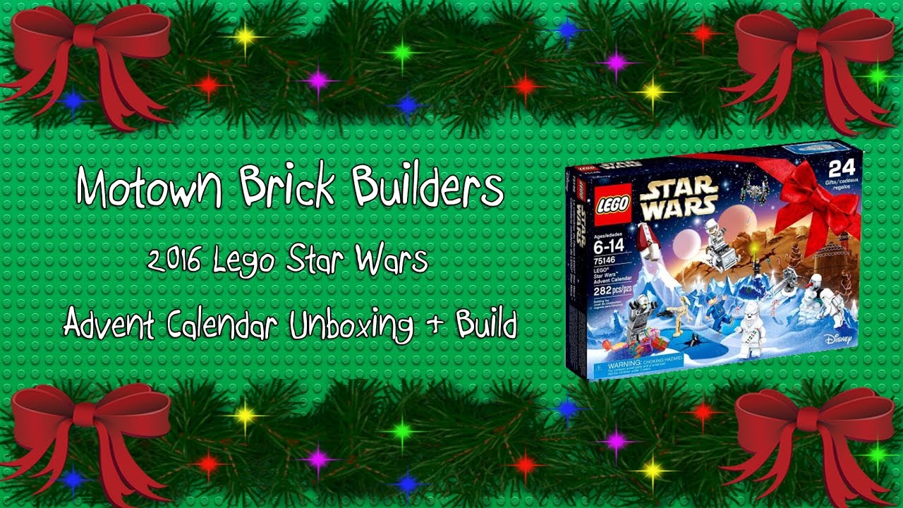 2016 Lego Star Wars Advent Calendar Unboxing - DAY 24