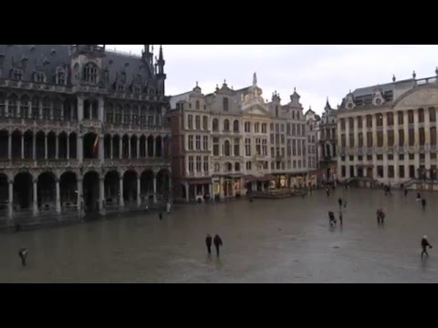 Le piétonnier du centre-ville de Bruxelles