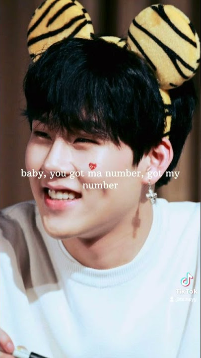 SONG : Got my number 🧸💖 #monstax #monbebe