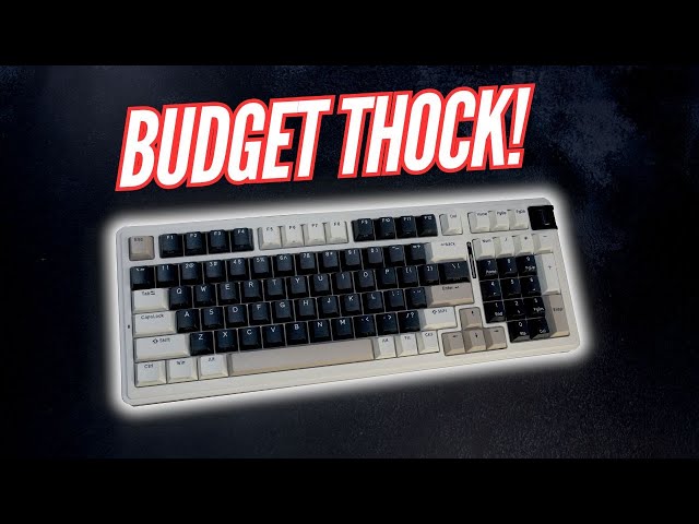 Incredible Budget Thocky Full Size! Kzzi K98 - YouTube