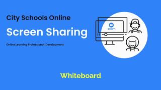 Zoom: Screen Share -  Annotation Part 2 - Whiteboard