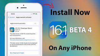 iOS 16.1 beta 4 Released - How to Install on any iPhone