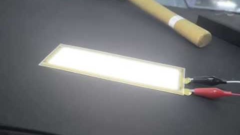 LG Display bendable OLED light panel - hammer test