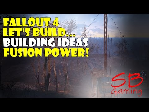 Fallout 4 Let&rsquo;s Build - Building Ideas - Fusion Generator - Concrete Pillar & Rug Glitch For The Win