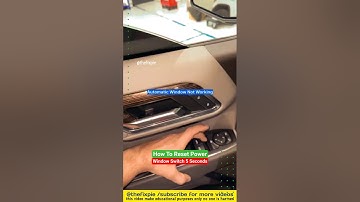 How To Reset Power Window Switch 5 Seconds 🛠️😱 #carseatquicky #carmechanic #caraccessories #shorts