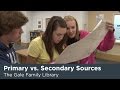 Understanding Primary and Secondary Sources