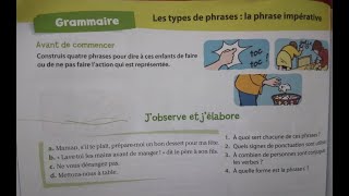 Unité 10 /Grammaire: La phrase impérative p 112 :الجملة الأمرية