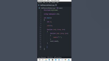 Half Diamond Star Pattern | c++ | #shrots | #ytshorts | #coding | lapmos