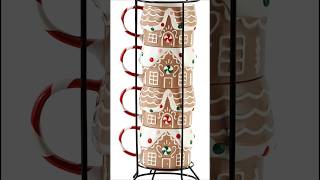 HOLIDAY TIME STACKABLE CHRISTMAS MUGS #walmart