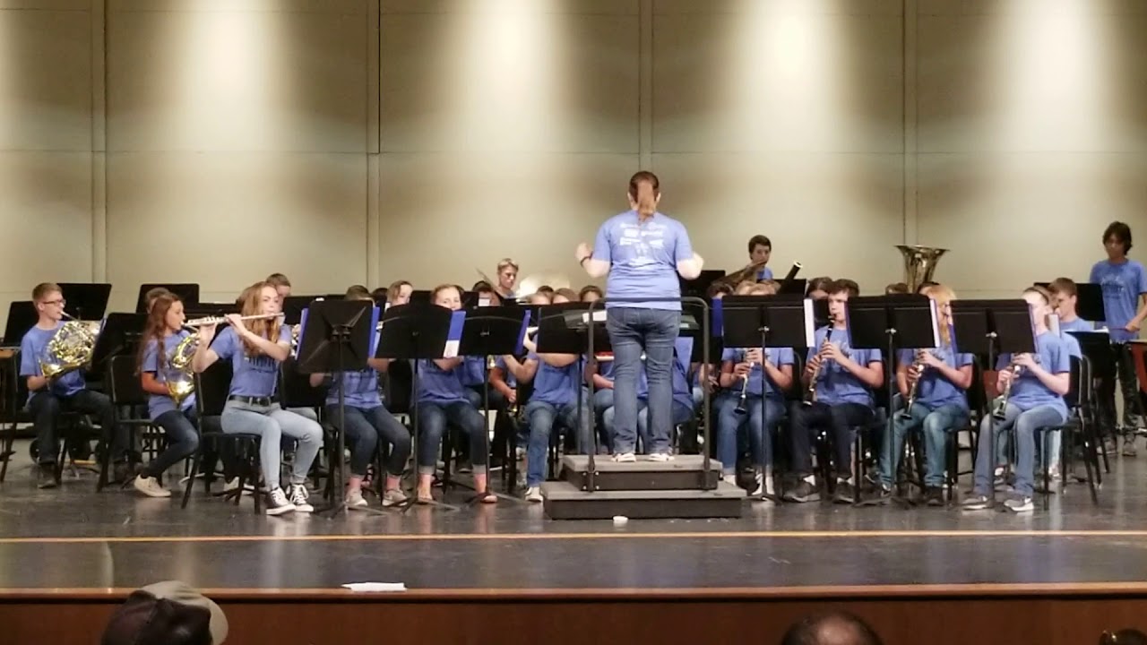 Krum middle school band 2018 the star wars saga youtube