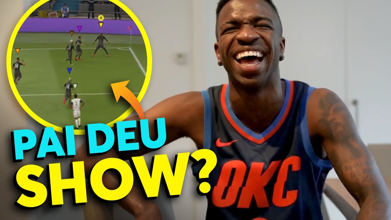 GAMEPLAY COM VINICIUS JUNIOR!!! - DESAFIO DE FIFA 20 NO PRO CLUBS!!!