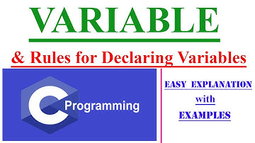 Variables and its Rules| C Programming| Variables in C| Rules to declare Variable| Latest Video