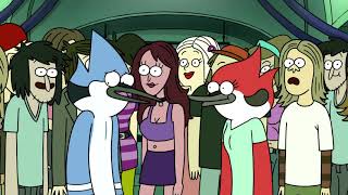 Regular Show - Mordecai Partying With Margaret