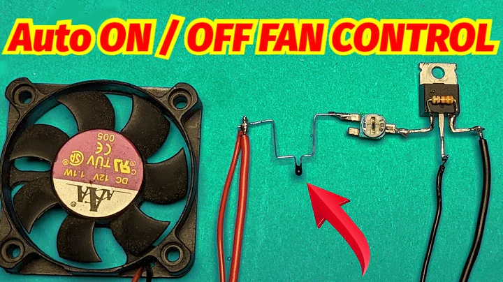 Automatic Fan ON & OFF Temperature Sensor Circuit