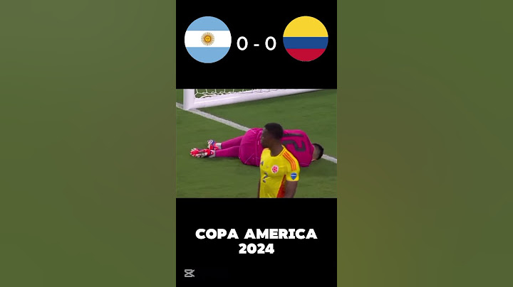 Argentina vs Colombia en la Copa America 2024