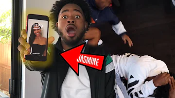 JASMINE AS MY SCREENSAVER PRANK ON PRETTYBOYFREDO!!! (GONE WRONG)