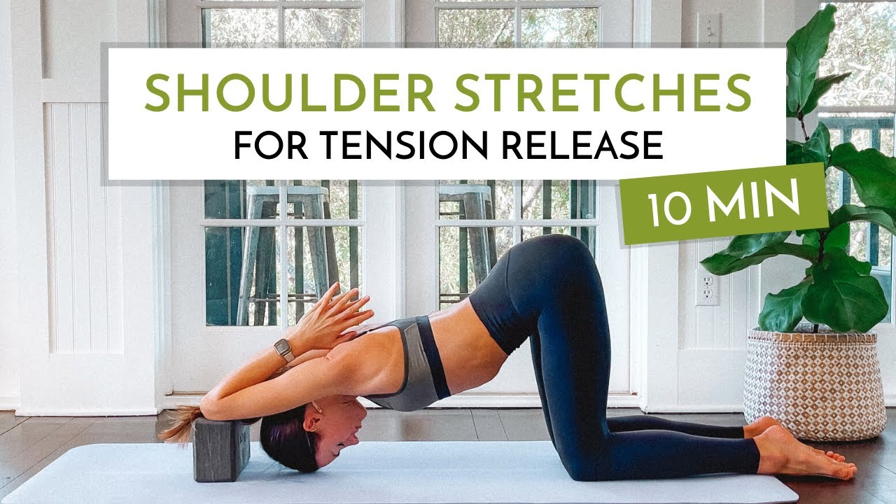 Deep Shoulder Stretch + Chest Stretch for Tension Release Easy Yoga