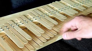 How to make a piano from popsicle sticks that actually sounds good