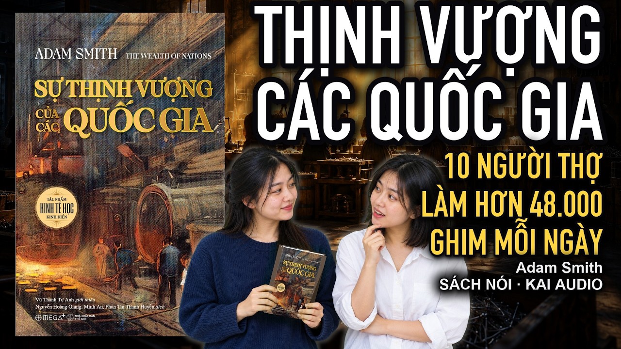 Tóm tắt sách Sự thịnh vượng của các quốc gia – Adam Smith: 5 ý chính
