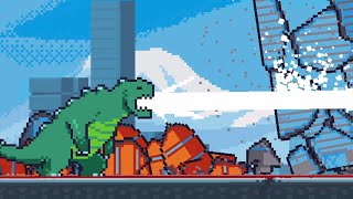 Laser Lizard 哥斯拉 New Godzilla Action mobile game by Spaghetti Lab 激光蜥蜴哥斯拉 レーザートカゲゴジラ screenshot 3