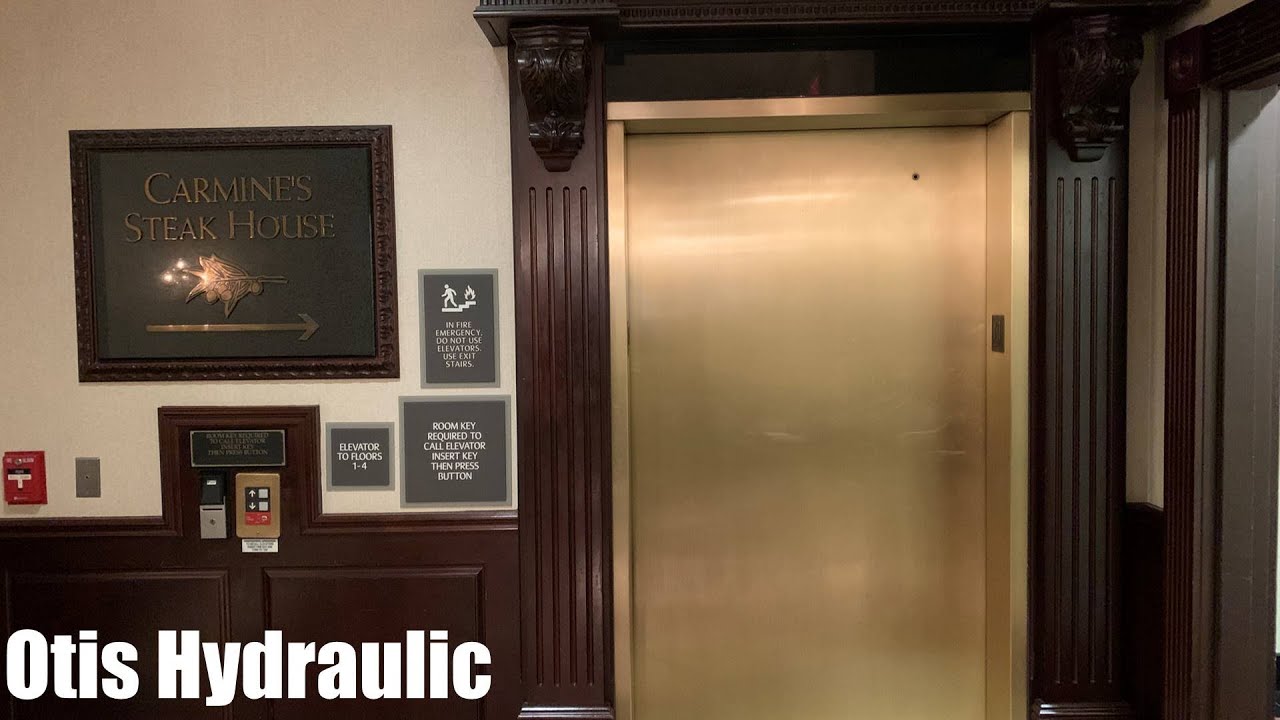 Otis Hydraulic Elevator @ The Drury Plaza Hotel at the Arch - St. Louis, MO - YouTube