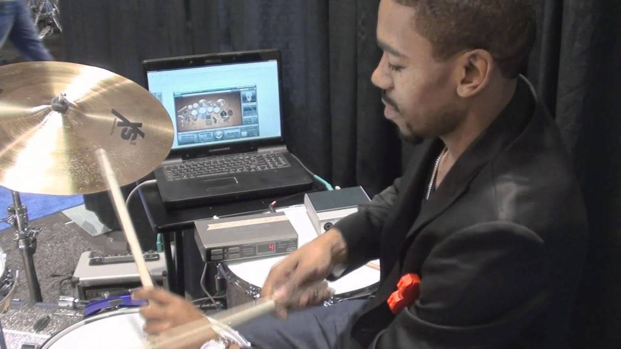NAMM 2012 E-RimRiser Debut Featuring George "Spanky "McCurdy Triggering Superior 2.0