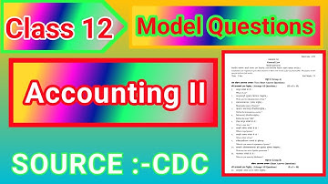 NEB-Class-12-Account-Model-Question-2080-Set-A  Source by CDC | Mk Teach|